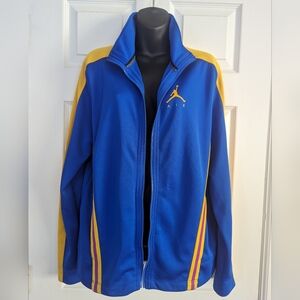 Jordan Air By Nike Jacket Yellow And Blue Size Medium